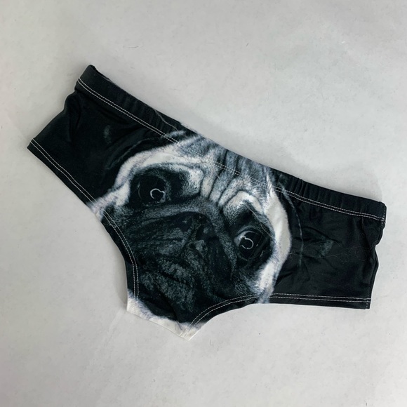 My black & white pug booty shorts - Picture 6 of 7